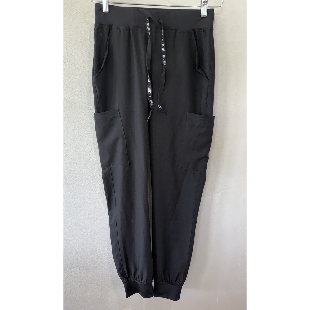 Med Couture Medcouture Scrubs Women's Jogger Pants XS Extra Small Tall Black